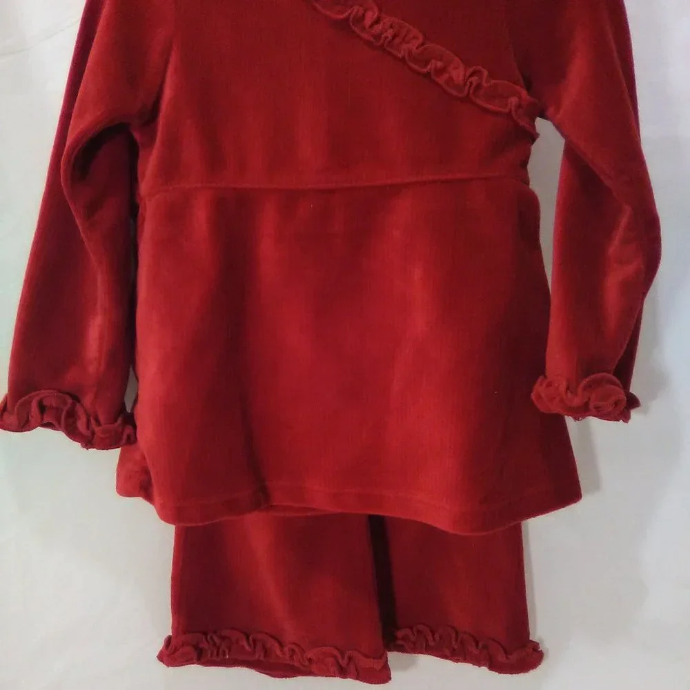The Children's Place 2 piece Set Color Red Ruffle Size 24 Months - Picture 6 of 7